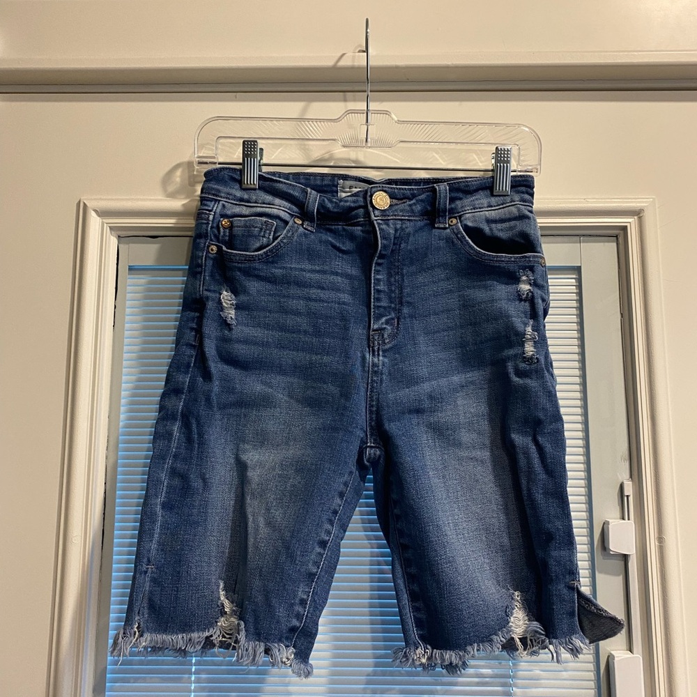 Enjean brand denim Bermuda shorts